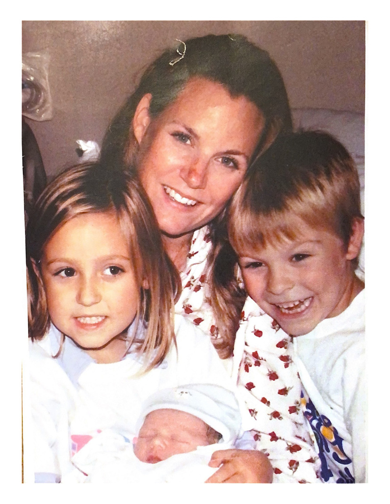 Doula Stacey with her three young children